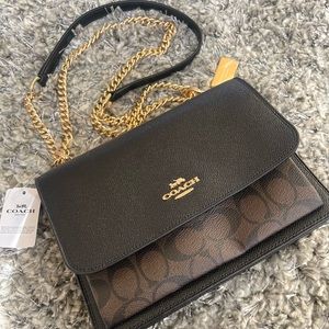 Coach “Klare” Signature Canvas Crossbody Bag